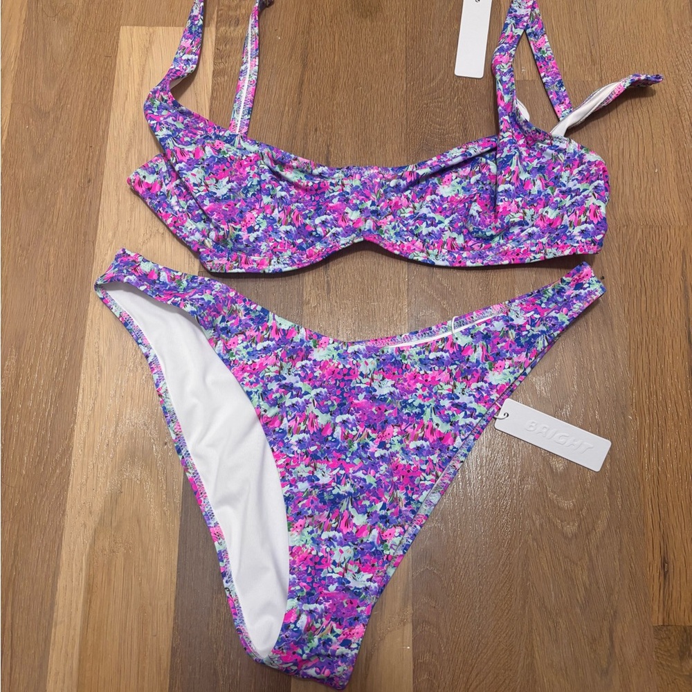 Colorful Floral Bikini Set